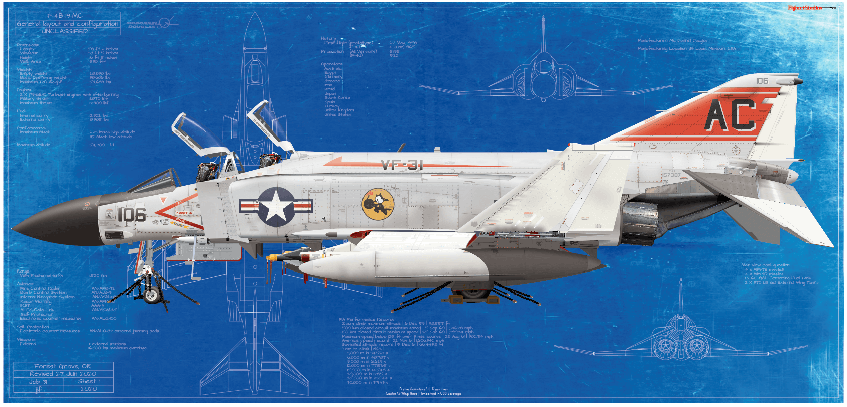 F-4J Phantom II VF 31 